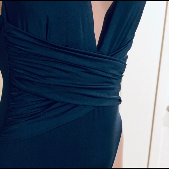 Trina Turk Getaway Plunge Crisscross Swimsuit - Picture 2 of 3